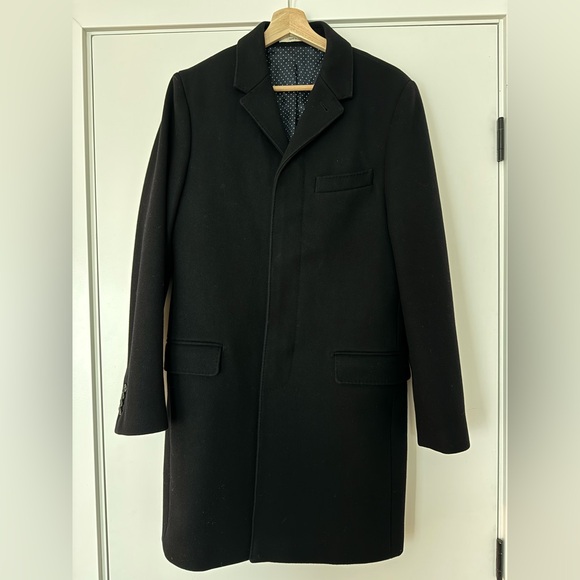 Men’s Club Monaco Wool Coat - excellent condition size 38 - Picture 10 of 13